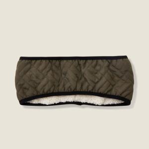 Pannband Reversible Quilted Olive Green/Tan