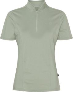 T-Shirt Half-Zip Awesome EQ Sage Green Melange