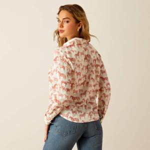 Skjorta Rudford Ariat Blushing Horse