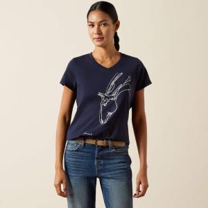 T-Shirt Hay Girl Navy