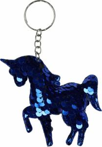 Nyckelring Glittery Enhörning Blå -