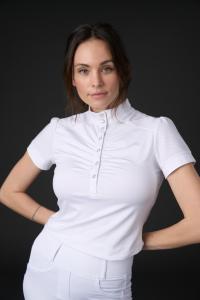 Tävlingsskjorta Hazel Teen Vit