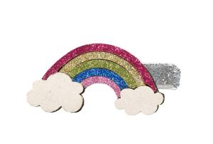 Hårklämma Rainbow Glitter