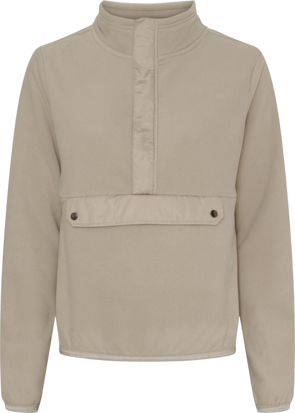 Fleecetröja Half-Zip Medina EQ Beige Melange