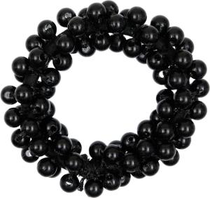 Hårband Med Pärlor Elastisk EQ Svart One Size
