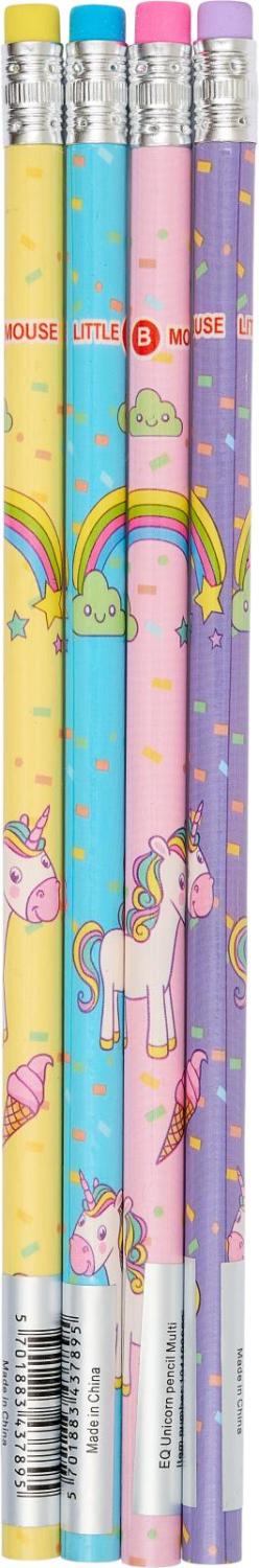 Blyertspenna EQ Unicorn 4-pack