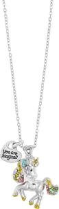 Halsband EQ Unicorn Silver