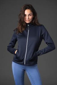 Tröja EQ Vanabe Zip Cardigan Navy