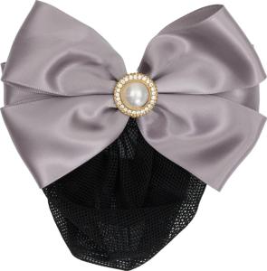 Hårnät Agnes Med Rosett EQ Opal Gray