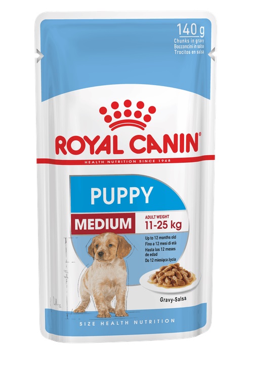 RC Medium Puppy Gravy 10x140g