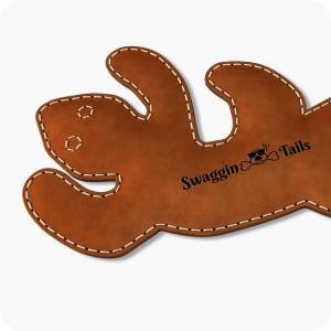 Hundleksak Ödlan Örjan Läder -