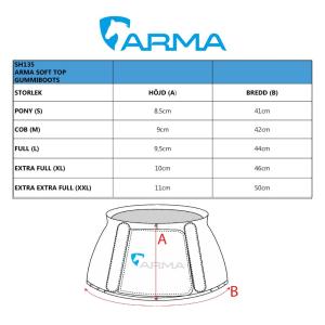 Gummiboots Soft Top Arma Svart