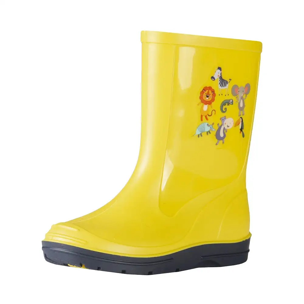 Gummistövel Barn PVC Horka Gul