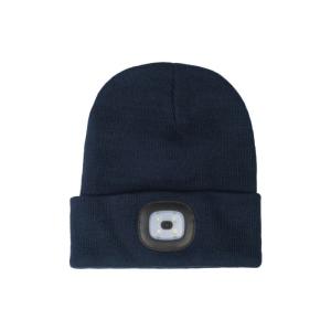 Mössa Beanie Honey Med Lampa Deep Blue