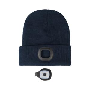 Mössa Beanie Honey Med Lampa Deep Blue