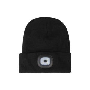 Mössa Beanie Honey Med Lampa Svart