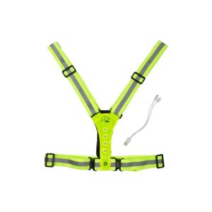 Reflexsele Med LED + USB Svart/Silver Barn