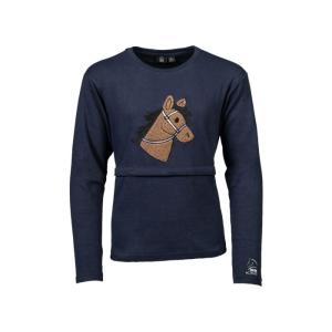 Tröja Lång Ärm Mia Deep Blue