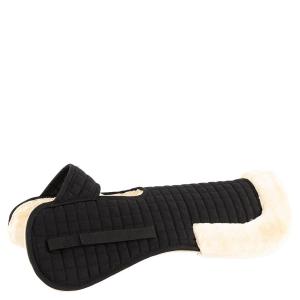 Sadelpad Fårskinn Med Hål För Manke Sv/Natur