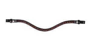 Pannband Amour HKM Svart/Camel