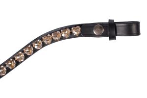 Pannband Amour HKM Svart/Champagne