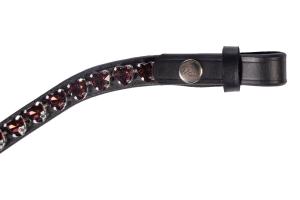 Pannband Amour HKM Svart/Brun