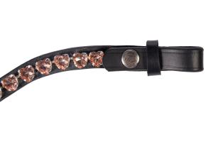 Pannband Amour HKM Svart/Taupe