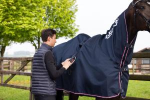 Ridtäcke Regn ZipNeck Navy