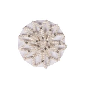 Hårnät Pearl White