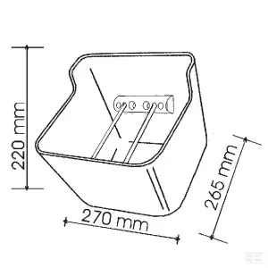 Stänger Med Beslag Till Fölkrubba