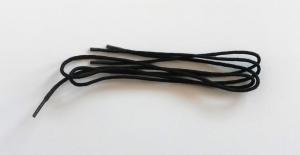 Skosnöre Vaxade Tunna 45cm Svarta