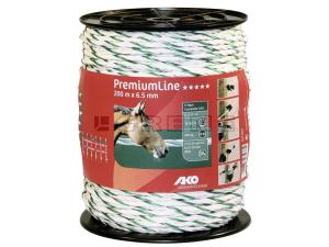 Elrep 6,5mm vit/grön 200m