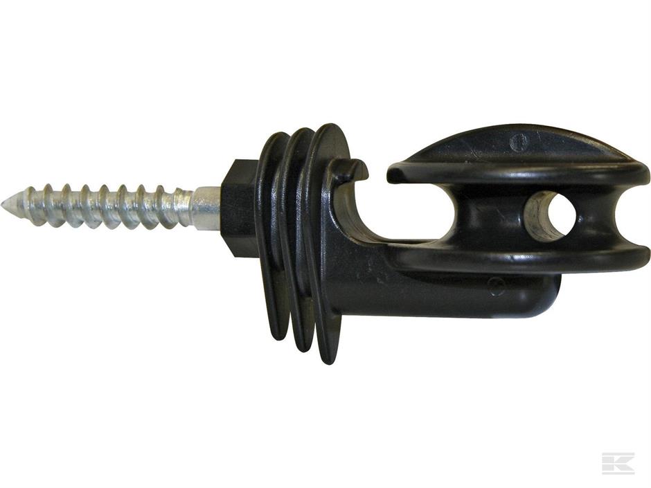 Hörnisolator rep/wire träskruv 10-p