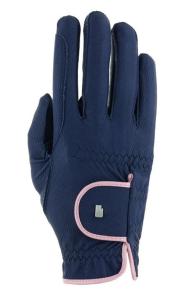 Ridhandske Lona Navy/Vintage Pink