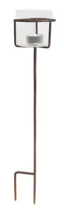 Värmeljus Med Glas ELD Låg Rost