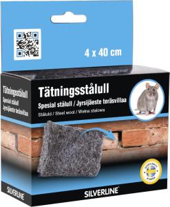 Mus&Råtta Tätning Stålull 40x400mm