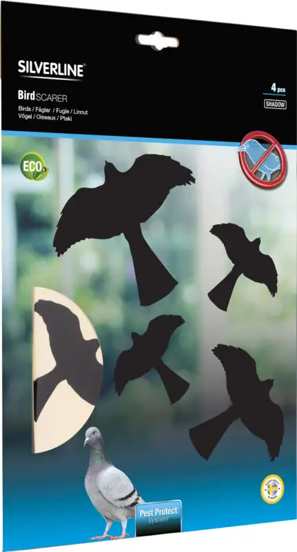 Fågelskrämma Siluett Shadow (2+2 st)