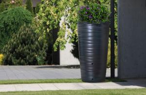 Regntunna med lock 240l Antracit
