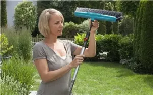 combisystem Trapp- och Gångborste, med skrapkant