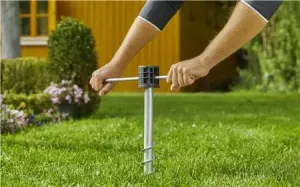 Slangbox på Spjut  RollUp M (20m) Vit