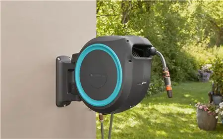 Väggslangbox RollUp XL (35m) Turkos