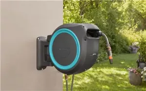 Väggslangbox RollUp XL (35m) Turkos