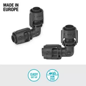 L-koppling 13 mm (1/2") (2 st)