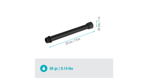 Förlängningsrör för Rektangulärspridare OS 90 (2st)