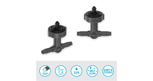 Inline droppspridare 2l/h tryckreglerande (10st)