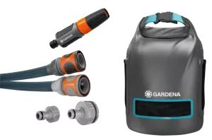 Textilslang Liano™ Xtreme 15 m 1/2" Set med strålmunstycke