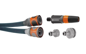 Textilslang Liano™ Xtreme 20m set med strålmunstycke