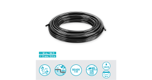 Droppslang ovan och under jord 50m