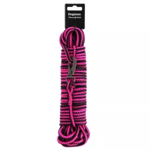 Spårlina flätad Iris Rosa 15m