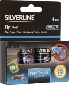 Flugfälla Spiral F4 4-pack